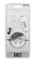 Load image into Gallery viewer, T&#39;nB MCAV3 Anti-Theft Cable with Combination Code White
