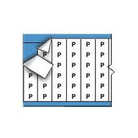 Brady HH-P-PK, 111223 Solid Letters Wire Marker Card, (3 Packs of 25 pcs)