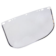Load image into Gallery viewer, Jackson Safety Face Shield Window for Jackson Safety Headgear, 9&quot; x 15.5&quot; x 0.04&quot;, Aluminum Bound Acetate, Clear (Case of 50), 29091
