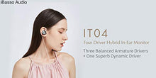 Load image into Gallery viewer, iBasso IT04 Four Driver Hybrid in-Ear Monitor (IT04 Titanium)

