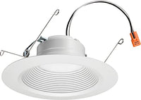 Lithonia Lighting 5/6 Inch White Retrofit LED Recessed Downlight, 12W Dimmable with 4000K Cool White, 845 Lumens