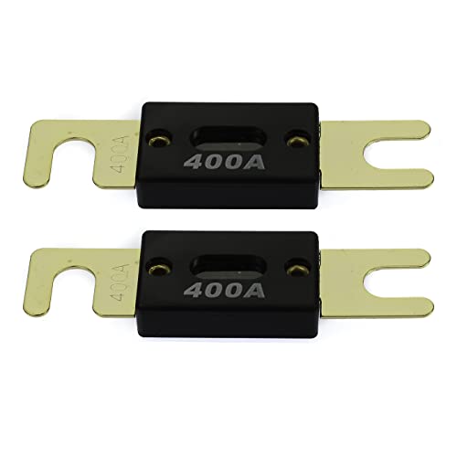 VOODOO 400 Amp ANL Inline Fuse Car Audio for Fuse Holder (2 Pack)