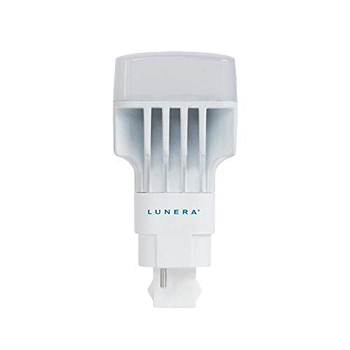 Lunera CFL LED G24d - Vertical Mount, 3000K, 13W Ballast Driven Replacement for 18/26W, 2-pin CFLs
