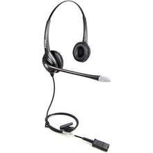 Load image into Gallery viewer, Binaural Headset with Noise Canceling Mic and Quick Disconnect to 2.5mm Plug Adapter
