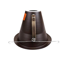 Load image into Gallery viewer, Nicor Lighting 6 Inch Oil Rubbed Bronze Airtight Recessed Cone Baffle Trim, Fits 6 Inch Housings (17
