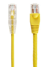 Load image into Gallery viewer, Black Box Network Services 3Ft Yellow Cat6 Slim 28Awg Patc
