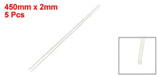 Load image into Gallery viewer, uxcell 5Pcs RC Model Parts 450mm x 2mm Stainless Steel Circular Round Rod Bar

