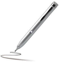 Load image into Gallery viewer, Navitech Silver Fine Point Digital Active Stylus Pen Compatible with Sony Xperia Z3+ / Sony Xperia Z3 / Sony Xperia Z2 / Sony Xperia Z1
