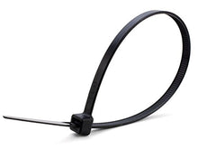 Load image into Gallery viewer, 500 Nylon 4&quot; inches Black Cable Zip Wire Ties You Get 5 Bags Of 100 New
