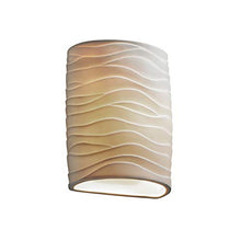 Load image into Gallery viewer, Justice Design Group POR-8857-WAVE Justice Design Group POR-8857-WAVE Limoges 7&quot; ADA Compliant Wall Sconce
