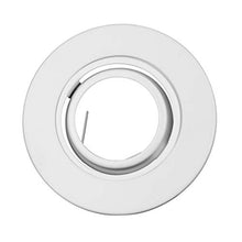 Load image into Gallery viewer, NICOR Lighting 3 inch White Recessed Gimbal Trim for MR16 Bulb (13007WH)
