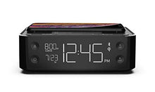 Load image into Gallery viewer, NONSTOP Station A - Nonstop Hotel Alarm Clock with Qi Wireless Charging, Dual USB Outlets and Bluetooth Speaker (Jetaway Black)
