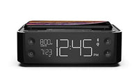 NONSTOP Station A - Nonstop Hotel Alarm Clock with Qi Wireless Charging, Dual USB Outlets and Bluetooth Speaker (Jetaway Black)