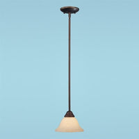 Millennium Lighting 1091-RBZ Fulton 1-Light Mini-Pendant in Rubbed Bronze