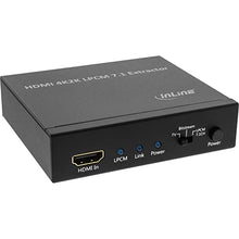 Load image into Gallery viewer, Inline Extractor/Signal Splitter Input 4K2K HDMI to Output with 7.1 Channel Stereo Audio, Toslink and HDMI

