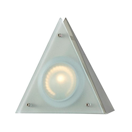 Cornerstone Lighting A722/29 Aurora 1 Light Wedge Disc Light, Stainless Steel