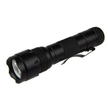 Load image into Gallery viewer, Skysted WF-502B Single Mode Tactical Flashlight with Clip,Ultra Bright 1200 Lumens 10W L2 U3 1A LED,Waterproof Handheld Torch,for Camping Hiking Emergency(Black)
