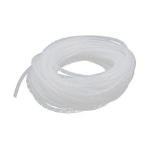 Load image into Gallery viewer, Aexit 3mm Dia Electrical equipment Flexible Spiral Tube Cable Wire Wrap Computer Manage Cord White 20 Meters Long
