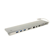 Load image into Gallery viewer, Gearmo USB C PD Docking Station w/Multi-Port USB 3.1 Hub &amp; Display Aluminum
