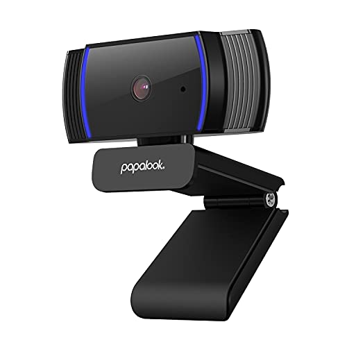 PAPALOOK AF925 1080p Autofocus Webcam with Microphone, Full HD Video Calling and Conferencing, Plug and Play, Works with Skype, Zoom, FaceTime, Hangouts, PC/Laptop/MacBook/Tablet