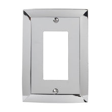 Load image into Gallery viewer, Amerelle Studio Single Rocker Cast Metal Wallplate in Polished Chrome
