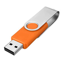 Load image into Gallery viewer, Wholesale/Lot USB Flash Drive Memory Stick Fold Thumb Pen U Disk, 32GB (Orange)
