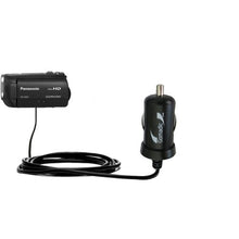 Load image into Gallery viewer, Gomadic Intelligent Compact Car / Auto DC Charger suitable for the Panasonic HC-V201 - 2A / 10W power at half the size. Uses Gomadic TipExchange Technology

