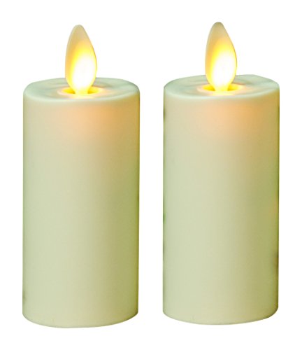 CWI Gifts 2/Pkg, Luminara Votive LED Pillar Candle 2 (GLM27103)