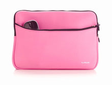 Load image into Gallery viewer, iPearl 13-inch Soft Neoprene Sleeve Case for MacBook &amp; UltraBook Laptop (Built-in External Pocket) (Pink)
