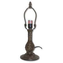 Load image into Gallery viewer, LMP-7-383 Art Nouveau 6.5&quot; Metal Base For Lamps With Electrical Wiring, Switch and Shade Support
