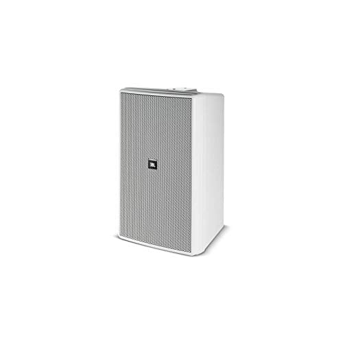 JBL Professional Control 30-WH Three-Way High Output Indoor/Outdoor Monitor Speaker, White