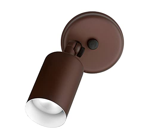 NICOR Lighting 50W Bronze Single Cylinder Adjustable Security Flood Light (11518)