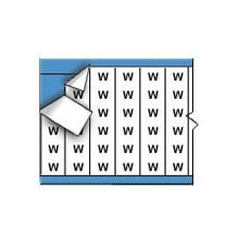Load image into Gallery viewer, Brady HH-W-PK, 111236 Solid Letters Wire Marker Card, (3 Packs of 25 pcs)
