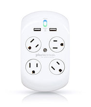Load image into Gallery viewer, 360 Electrical 36037 Revolve Plus Surge 4 Rotating Outlets + 2 USB PortsSurge Protector
