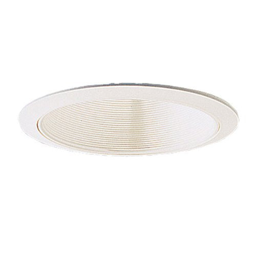 6 in. - White Metal Baffle for Slope Ceiling - Nora NTM-615W