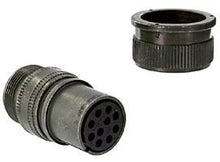 Load image into Gallery viewer, Circular Connector, MIL-DTL-5015 Series, Straight Plug, 10 Contacts, Solder Socket, Threaded, 18-1
