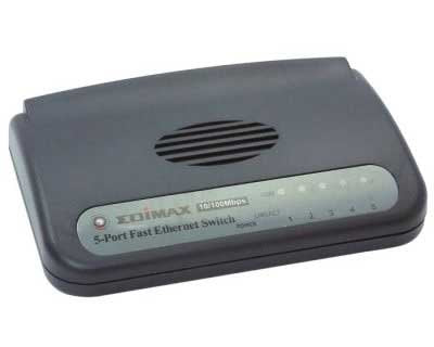 Edimax ES-3105P 5 Port N-Way Switch 10/100 Desktop - Retail Boxe