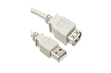Load image into Gallery viewer, 6 Feet USB 2.0 A Male to A Female Extension Cable White
