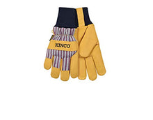 Load image into Gallery viewer, Kinco 1927 Kw Lined Premium Grain Pigskin Palm With Knit Wrist Glove
