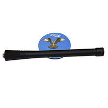 Load image into Gallery viewer, HQRP VHF Antenna Compatible with Motorola Saber II/Saber IIR/Saber III / SV10 / SV11 / SV11D / SV21 / SV12 / SV22 / SV22C / SU210 / SU22 / SU22C / SU220 + HQRP Coaster
