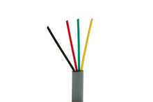 Load image into Gallery viewer, Silver Satin Modular Cable, 4 Conductor, 1000 Ft,
