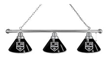 Load image into Gallery viewer, Holland Bar Stool Los Angeles Kings 3 Shade Billiard Light with Chrome Fixture
