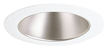 Load image into Gallery viewer, Juno Lighting 442WHZ-WH 4-Inch Deep Cone Recessed Trim, Wheat Haze with White Trim
