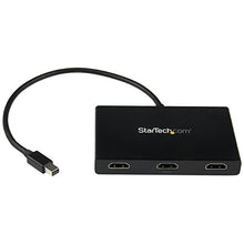 Load image into Gallery viewer, StarTech.com 3 Port Mini DisplayPort MST Hub - 4K 30Hz - Mini DP to HDMI Video Splitter for Multiple Monitors - mDP to HDMI (MSTMDP123HD)

