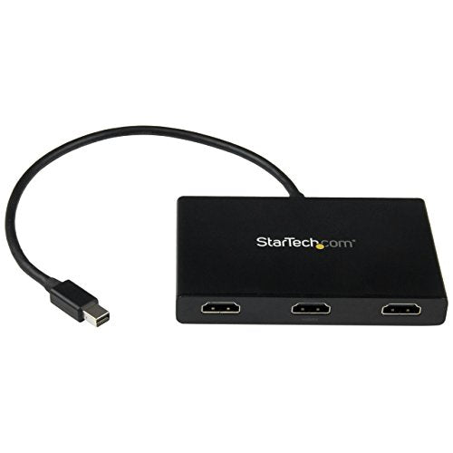 StarTech.com 3 Port Mini DisplayPort MST Hub - 4K 30Hz - Mini DP to HDMI Video Splitter for Multiple Monitors - mDP to HDMI (MSTMDP123HD)