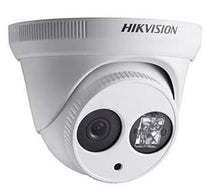 Load image into Gallery viewer, Hikvision Surveillance Camera - Dome - Outdoor - Weatherproof - Color (Day&amp;Night) - 1.3 MP - M12 Mount - Fixed Focal - 720 TVL - Composite - DC 12 V
