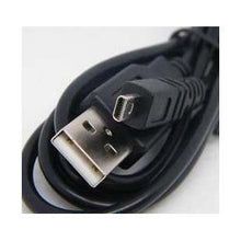 Load image into Gallery viewer, USB K1HA08CD0007, K1HA08CD0013, K1HA08CD0019 - Cable Cord Lead Wire for Panasonic Lumix Cameras Cable - 5 Feet Black - Bargains Depot
