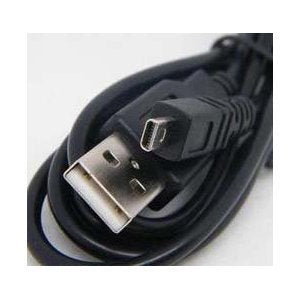 USB K1HA08CD0007, K1HA08CD0013, K1HA08CD0019 - Cable Cord Lead Wire for Panasonic Lumix Cameras Cable - 5 Feet Black - Bargains Depot