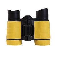 Moolo Binocular Telescope, Outdoor Travel Sightseeing Bird Watching Rubber Children Binoculars (Color : Yellow)