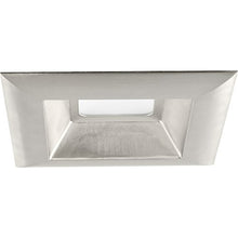 Load image into Gallery viewer, Progress Lighting P8171-09-30K Retrofit 6&quot; LED Square Recessed Trim, Brushed Nickel
